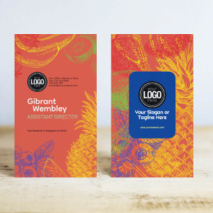 Carte De Visite Personnaliser l'entreprise   Société de fruits tro