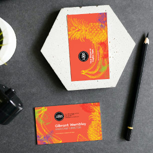 Carte De Visite Personnaliser l'entreprise Société de fruits tro