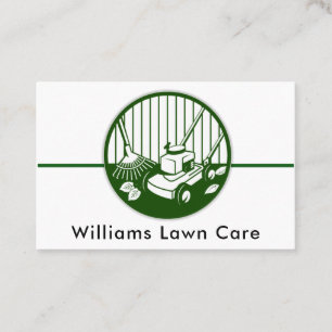 Carte De Visite Personnaliser l'entretien de la pelouse Jardin de 