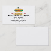 Carte De Visite Personnaliser les sandwiches secondaires (Devant / Derrière)