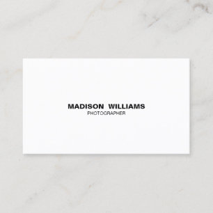 Carte De Visite Personnaliser personnaliser minimaliste élégant