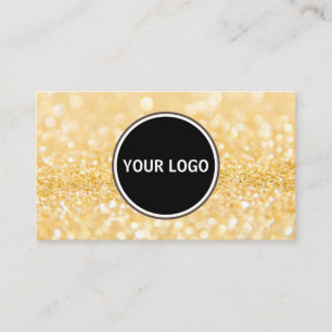 Carte De Visite Personnalisez votre Parties scintillant Logo Moder