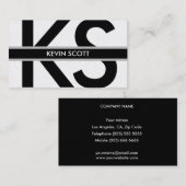 Carte de visite personnel (Devant / Derrière)