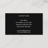 Carte de visite personnel (Dos)