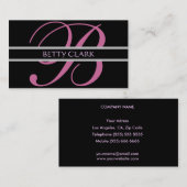 Carte de visite personnel (Devant / Derrière)