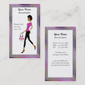 Carte de visite personnel AA1 de client de (Devant / Derrière)