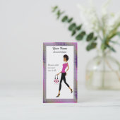 Carte de visite personnel AA1 de client de (Debout devant)