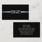 Carte de visite personnel chic (Devant / Derrière)