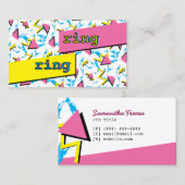 Carte de visite personnel de carte de contact de (Devant / Derrière)