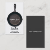 Carte de visite personnel de chef (Devant / Derrière)