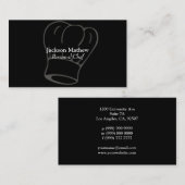 Carte de visite personnel de chef (Devant / Derrière)