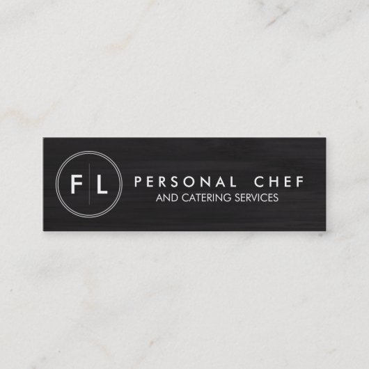 Carte de visite personnel de chef/restauration de (Devant)