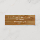 Carte de visite personnel de chef/restauration de (Dos)