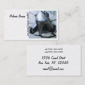 carte de visite personnel de client (Devant / Derrière)