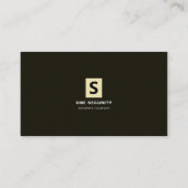Carte De Visite Personnel de sécurité professionnel et élégant (Dos)