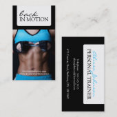 Carte de visite personnel d'entraîneur (Devant / Derrière)