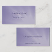 Carte de visite personnel d'entraîneur (Devant / Derrière)