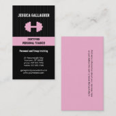 Carte de visite personnel d'entraîneur (Devant / Derrière)