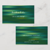 Carte de visite personnel d'entraîneur (Devant / Derrière)