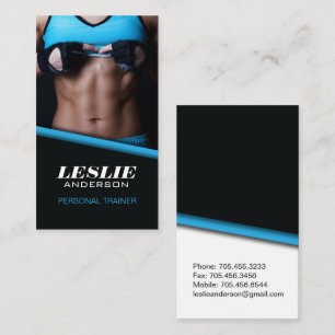 CARTE DE VISITE PERSONNEL D'ENTRAÎNEUR