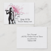 Carte de visite personnel d'entraîneur (Devant / Derrière)