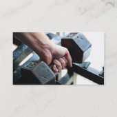 Carte de visite personnel d'entraîneur (Dos)