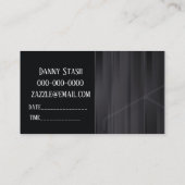 Carte de visite personnel d'entraîneur (Dos)