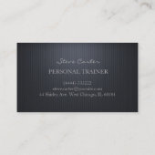Carte de visite personnel d'entraîneur de sport (Dos)