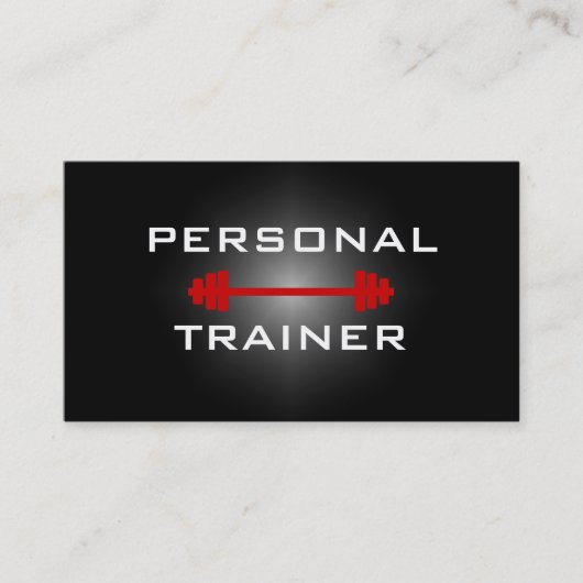 Carte de visite personnel d'entraîneur ou de (Devant)
