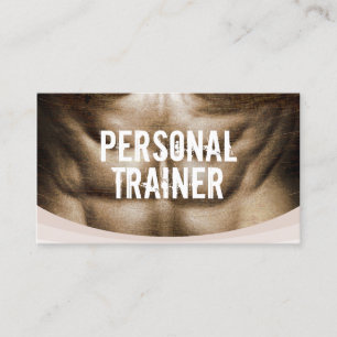 Carte De Visite Personnel Entraîneur Professionnel Fitness Gym