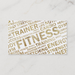 Carte de visite personnel grunge d'entraîneur