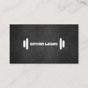 Carte de visite personnel métallique moderne
