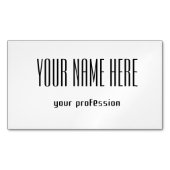 Carte de visite personnel personnalisé (devant)