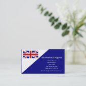 Carte de visite personnel - Royaume-Uni (Debout devant)