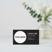 Carte de visite personnel simple. (Debout devant)