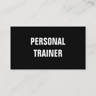 Carte de visite personnel simple et simple