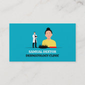 Carte De Visite Perte de cheveux, dermatologue, Clinique de dermat (Devant)