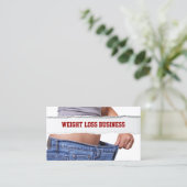 Carte De Visite Perte de poids de fille condition physique (Debout devant)