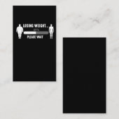 Carte De Visite Perte de poids Forme de conditionnement physique e (Devant / Derrière)