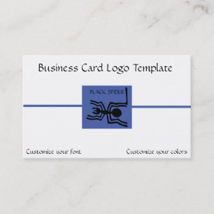 Carte De Visite Peru Nazca Lines - Black Spider Logo