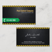 Carte De Visite Pest Control Professional Dark Metal (Devant / Derrière)