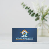 Carte De Visite Pest Control Services - Exterminator (Debout devant)