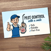 Carte De Visite Pest Control Services - Exterminator