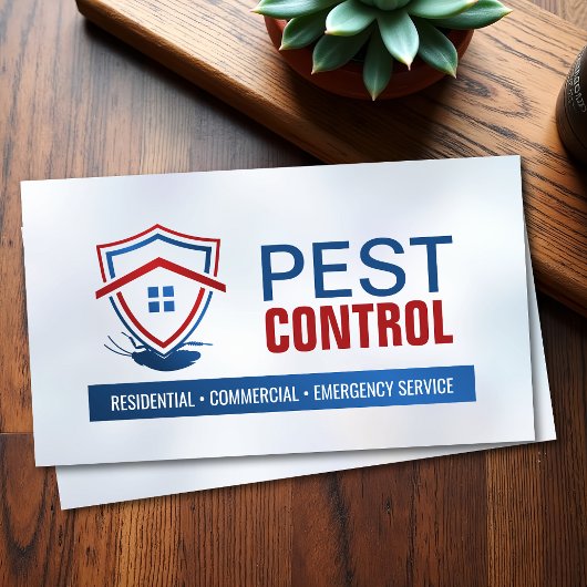 Carte De Visite Pest Control Services - Exterminator