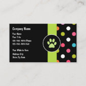 Carte De Visite Pet Care Business Cards (Devant)