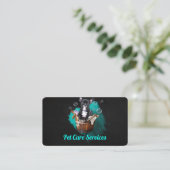 Carte De Visite Pet Care Services / Pet Salon (Debout devant)