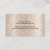 Carte De Visite Pet de chien assis Logo de pattes de chien moderne (Dos)