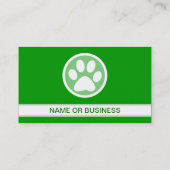 Carte De Visite PET PAW bubble (Dos)