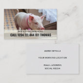 Carte De Visite Pet Sitter Service (Devant / Derrière)
