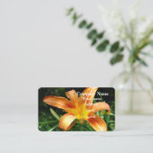 Carte De Visite Pétales de fleur d'hémérocalle (Debout devant)